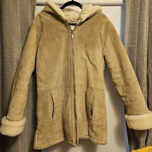 Scott Tan Suede Jacket with Plush Lining